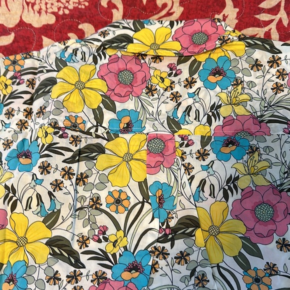 NWT Talbots Flower Print Shirt - Picture 6 of 7